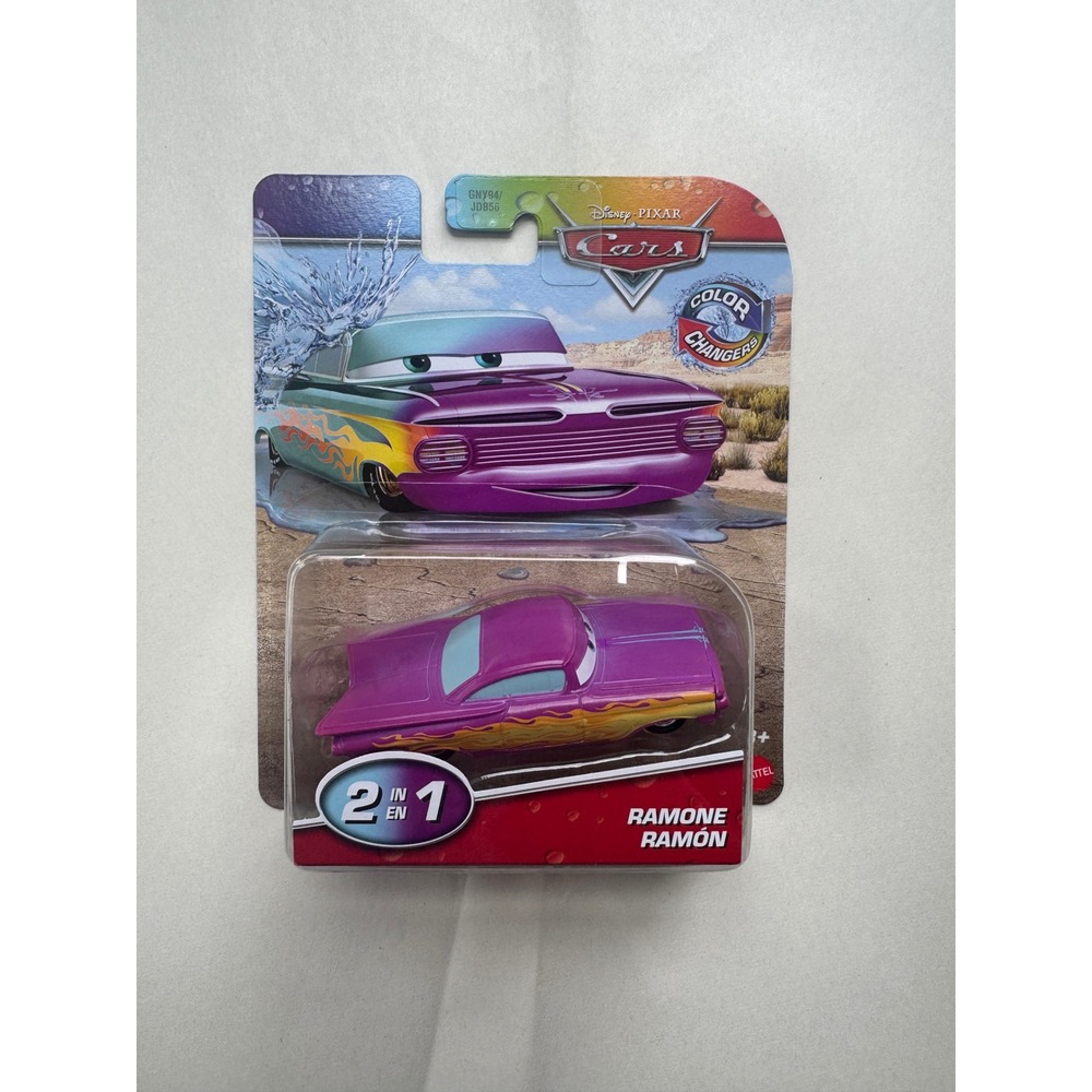 Disney Pixar Cars Color Changers Ramone Purple Diecast Toy Car Mattel GNY94 NEW